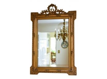 Stunning Vintage Carved Wood Gilt Wall Mirror