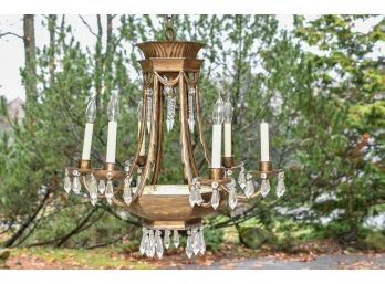 Antique French Six Arm Chandelier (RETAIL $3,900)