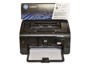 HP LaserJet P1102W Printer + Black Print Cartridge 85 A