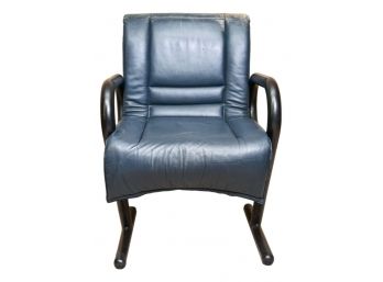 Vintage Mariani Italian Leather Desk Chair Exclusively Made For The Pace Collection