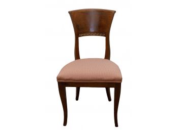 Biedermeier Style Burled Mahogany Side Or Desk Chair