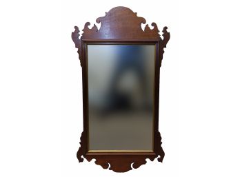 Antique Mahogany Chippendale Style Mirror