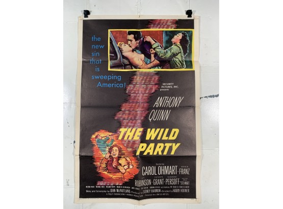 Vintage Folded One Sheet Movie Poster