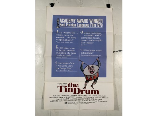 Vintage Folded One Sheet Movie Poster The Tin Drum 1980