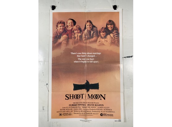Vintage Folded One Sheet Movie Poster Shoot The Moon 1982