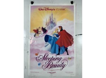 Vintage Folded One Sheet Movie Poster Sleeping Beauty 1986