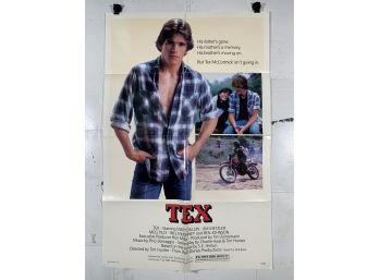 Vintage Folded One Sheet Movie Poster Tex 1982