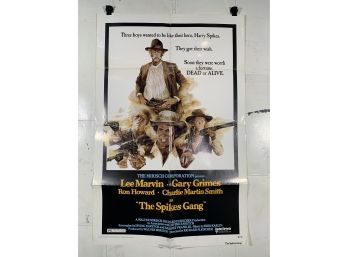 Vintage Folded One Sheet Movie Poster The Spikes Gang 1974