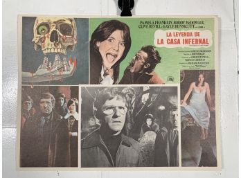 Vintage Movie Theater Lobby Card Legend Of The Hell House 1973