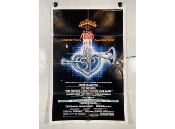 Vintage Folded One Sheet Movie Poster Sgt.Peppers Lonely Hearts Club Band 1978