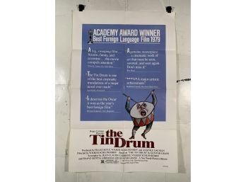 Vintage Folded One Sheet Movie Poster The Tin Drum 1980