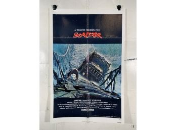 Vintage Folded One Sheet Movie Poster Sorcerer 1977
