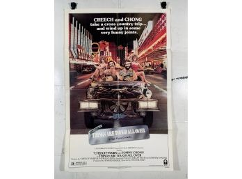 Vintage Folded One Sheet Movie Poster Things Are Tough All Over 1982