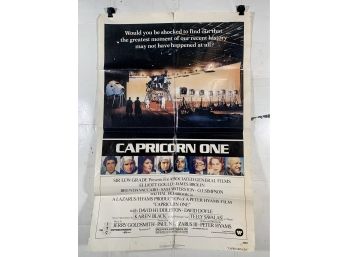 Vintage Folded One Sheet Movie Poster Capricorn One 1978