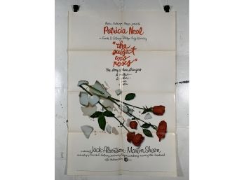 Vintage Folded One Sheet Movie Poster The Subject Was Roses 1968