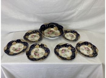 Antique Porcelain Dessert Set