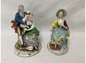 Antique German Porcelain Figurines