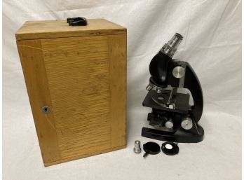 Bausch & Lomb Vintage Binocular Microscope