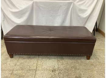 Leather-Look Bench Trunk