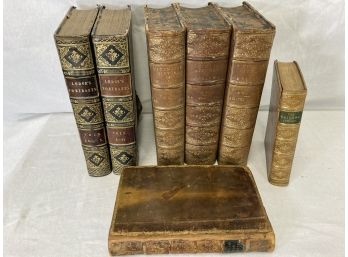 Antique Leather Bound Books