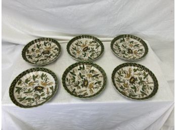 Wong Lee Crackle Glaze Chinese Porcelain Plates