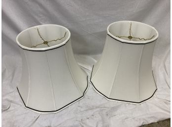 White Fabric Lamp Shades