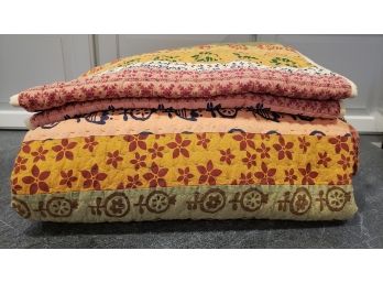 Beautiful Sundance King Size Quilt And 2 Pillow Cases