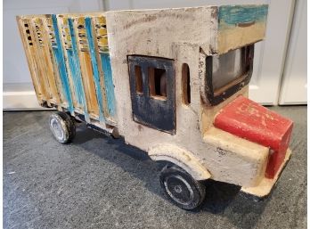 Large 20' Hand Crafted Wooden Toy Truck