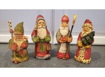 Hand Carved And Painted Norwegian Santa Collection 2004-2007