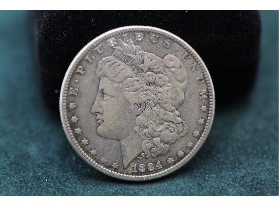 1884 Silver Morgan Dollar Coin Dh2