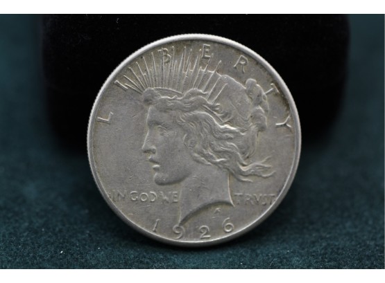 1926 S Silver Peace Dollar Coin Dh1