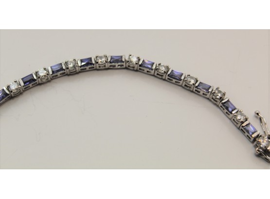 Sterling Silver Tennis Bracelet