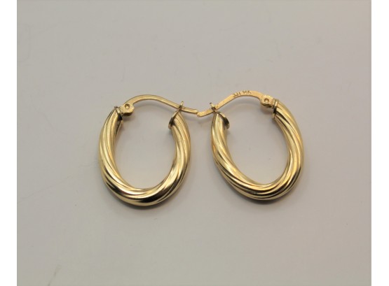 14k Yellow Gold Earrings Sc