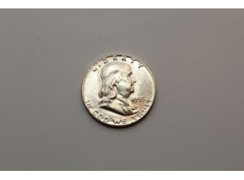 1955 Silver Ben Franklin Half Dollar Sc