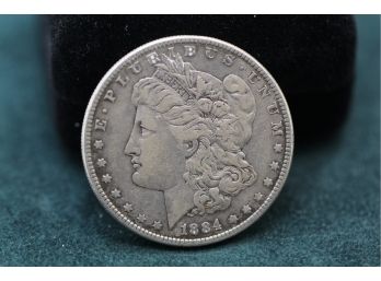 1884 Silver Morgan Dollar Coin Dh2