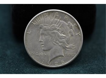 1926 S Silver Peace Dollar Coin Dh1