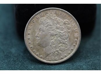 1896 Silver Morgan Dollar Coin Dh2