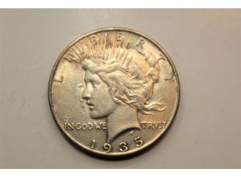 1935 Silver Peace Dollar Coin