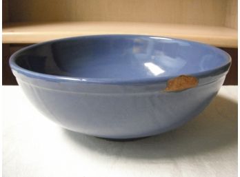 Vintage Blue Pottery Bowl