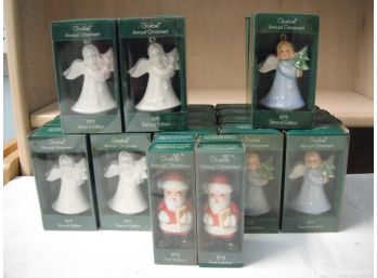 Large Lot Goebel Annual Ornaments - New Old Stock