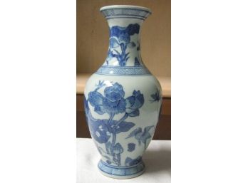 Asian Vase Blue And White