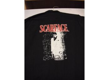 Men's Scarface By Dragonfly Short Sleeve Shirt