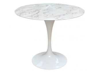 Modway Lippa Modern Round Tulip Marble Top Table