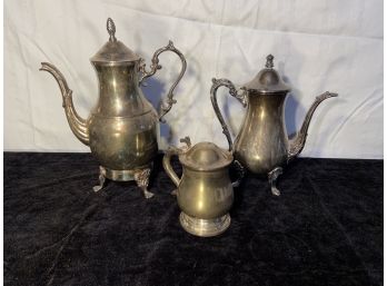 Three Pieces Of Vintage Tea Service