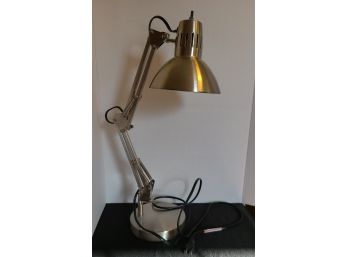 Hextra Silver Desk Lamp