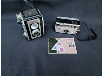 Vintage Kodak Cameras, Lot Of 2