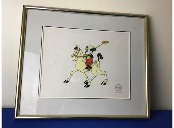 Mickey Print With Certificate Of Authenticity