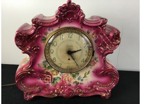 Early Porcelain Sessions Electrified Mantle Clock
