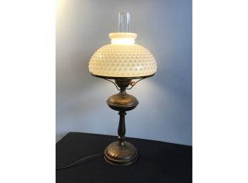 White Globe Vintage Lamp