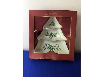 Lenox Christmas Tree Platter